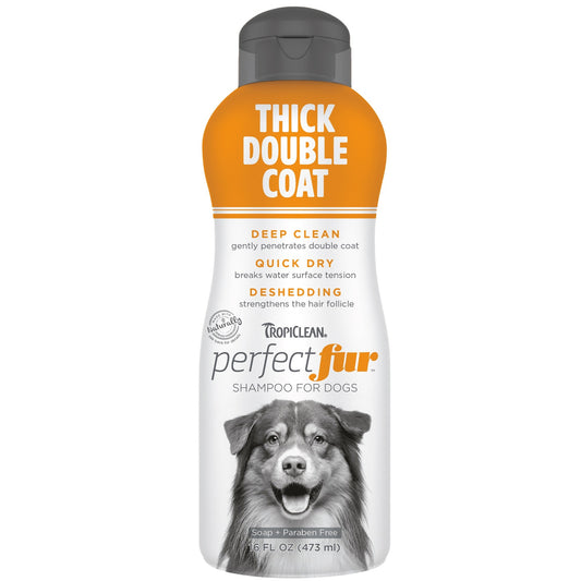 Tropiclean Perfectfur Thick Double Coat Shampoo For Dogs 16oz.
