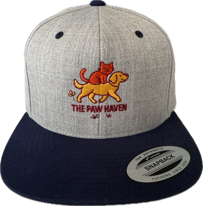 The Paw Haven Flat Bill Snapback Hat
