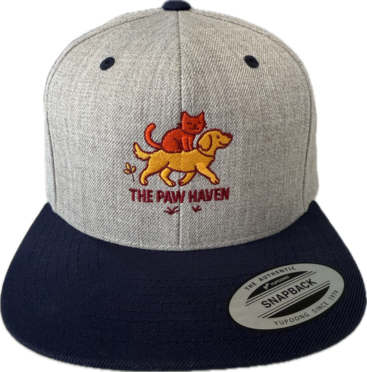 The Paw Haven Flat Bill Snapback Hat