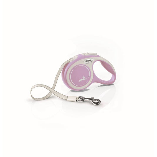 Flexi Comfort Retractable Tape Dog Leash Pink 10 Ft, Extra-Small