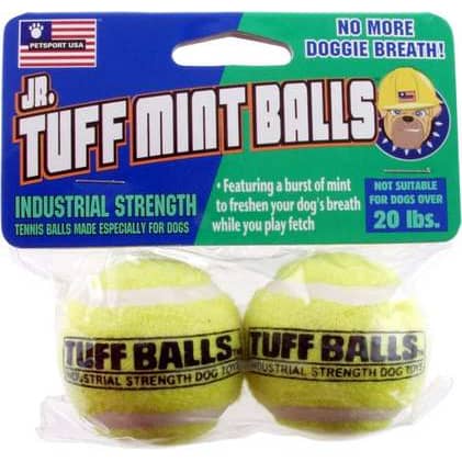 Petsport USA Jr. Mint Balls Dog toy Assorted, 1ea/2 pk, 1.8 in