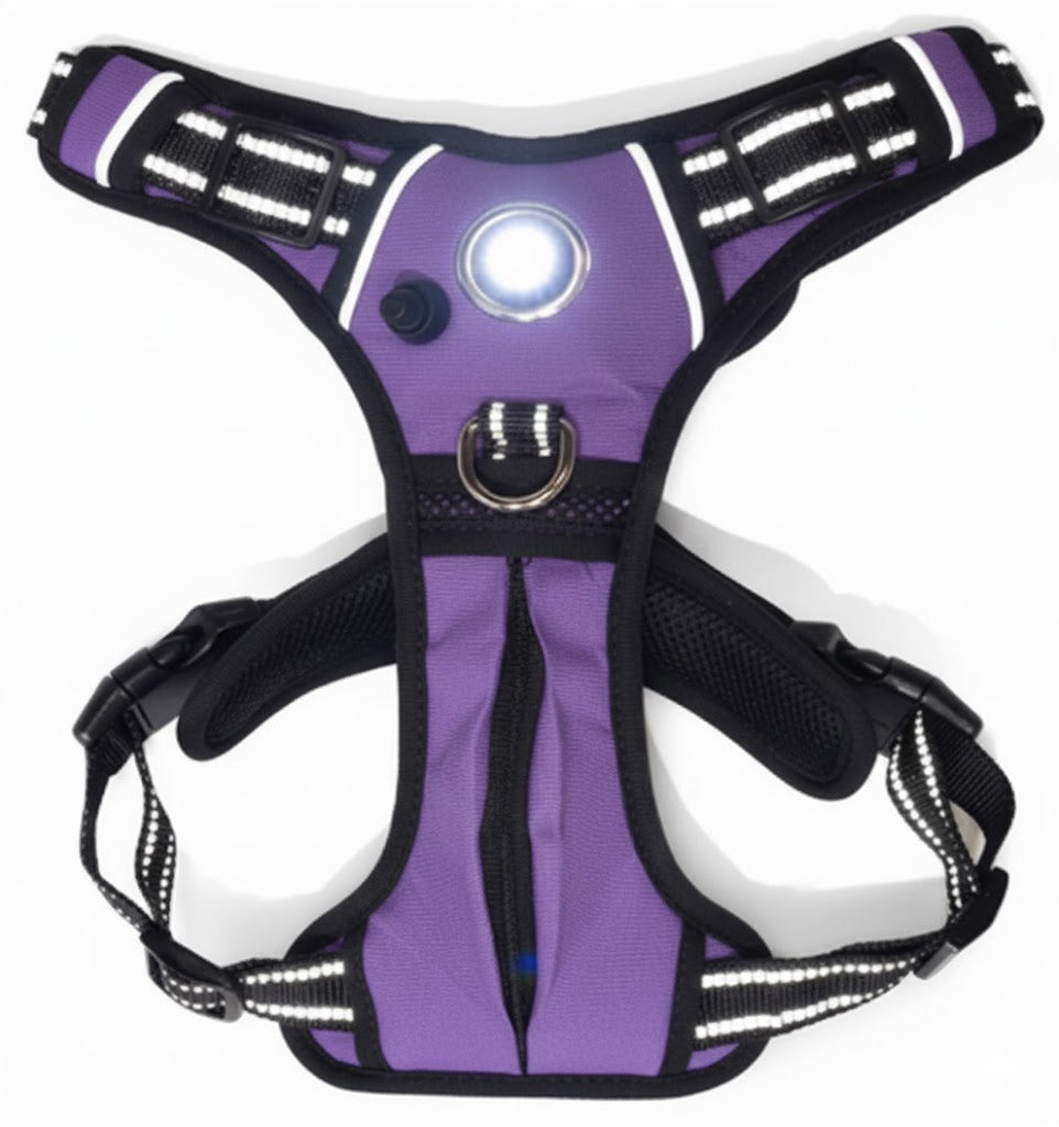 Headlight Harness, Dog Harness with Built In LED Light